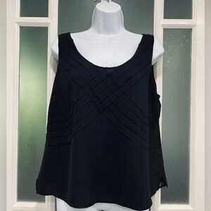 Jones New York silk lined sleeveless top Sz 14